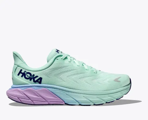 Hoka Women’s Arahi 6 Athletic Shoes-Sunlit Ocean/Lilac Mist