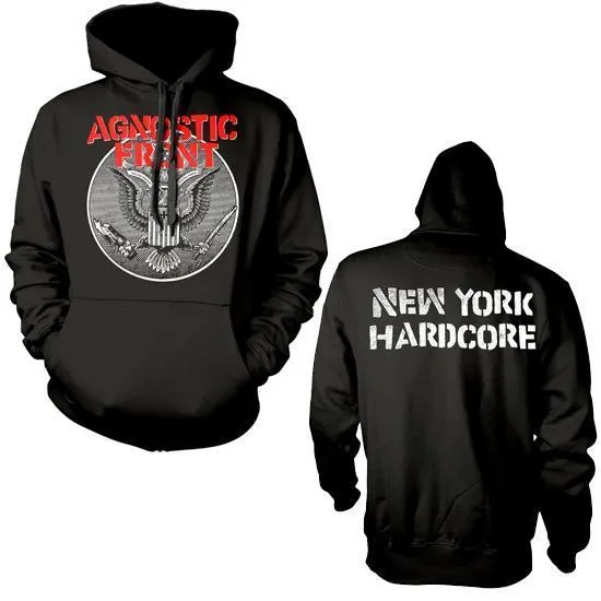 Hoodie - Agnostic Front - Against All Eagle - Pullover