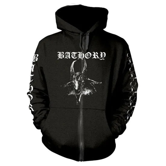 Hoodie - Bathory - Goat - Zip