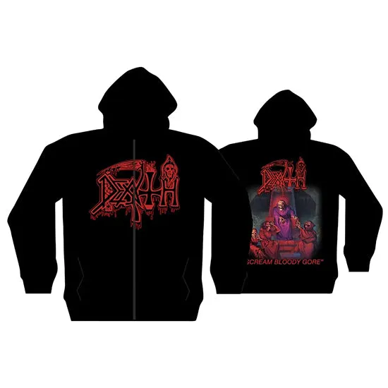 Hoodie - Death - Scream Bloody Gore - Zip