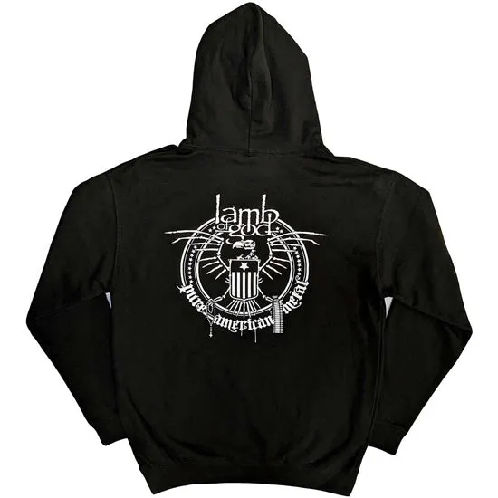 Hoodie - Lamb of God - Skeleton Eagle - Pullover