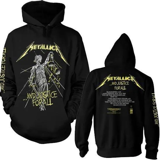 Hoodie - Metallica - Justice for All - Tracks - Pullover