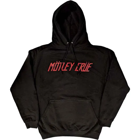 Hoodie - Motley Crue - Distressed Logo - Pullover