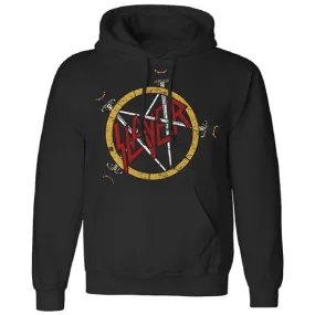 Hoodie - Slayer - Pentagram Distressed - Pullover