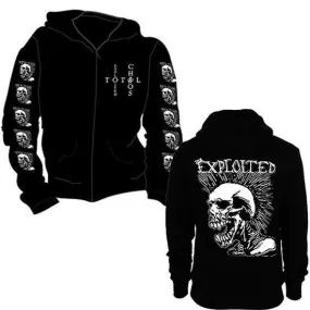 Hoodie - The Exploited - Mohican Skull - Zip