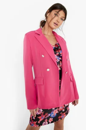 Hot Pink Color Pop Tailored Blazer