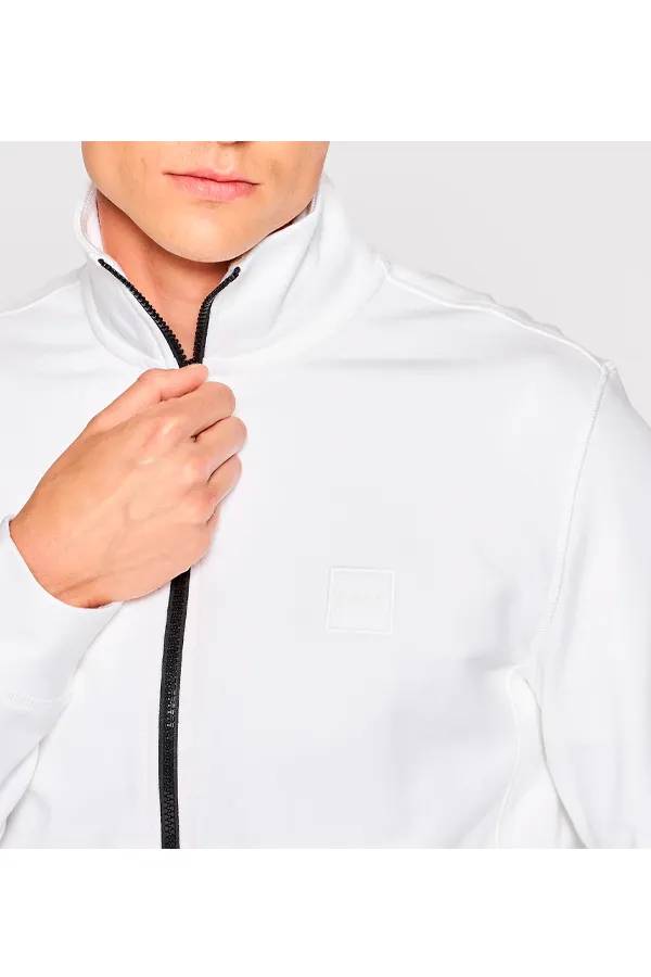 Hugo Boss Zestart Track Zip Jacket White