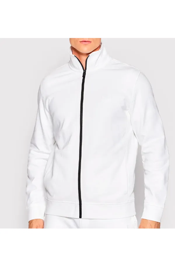 Hugo Boss Zestart Track Zip Jacket White