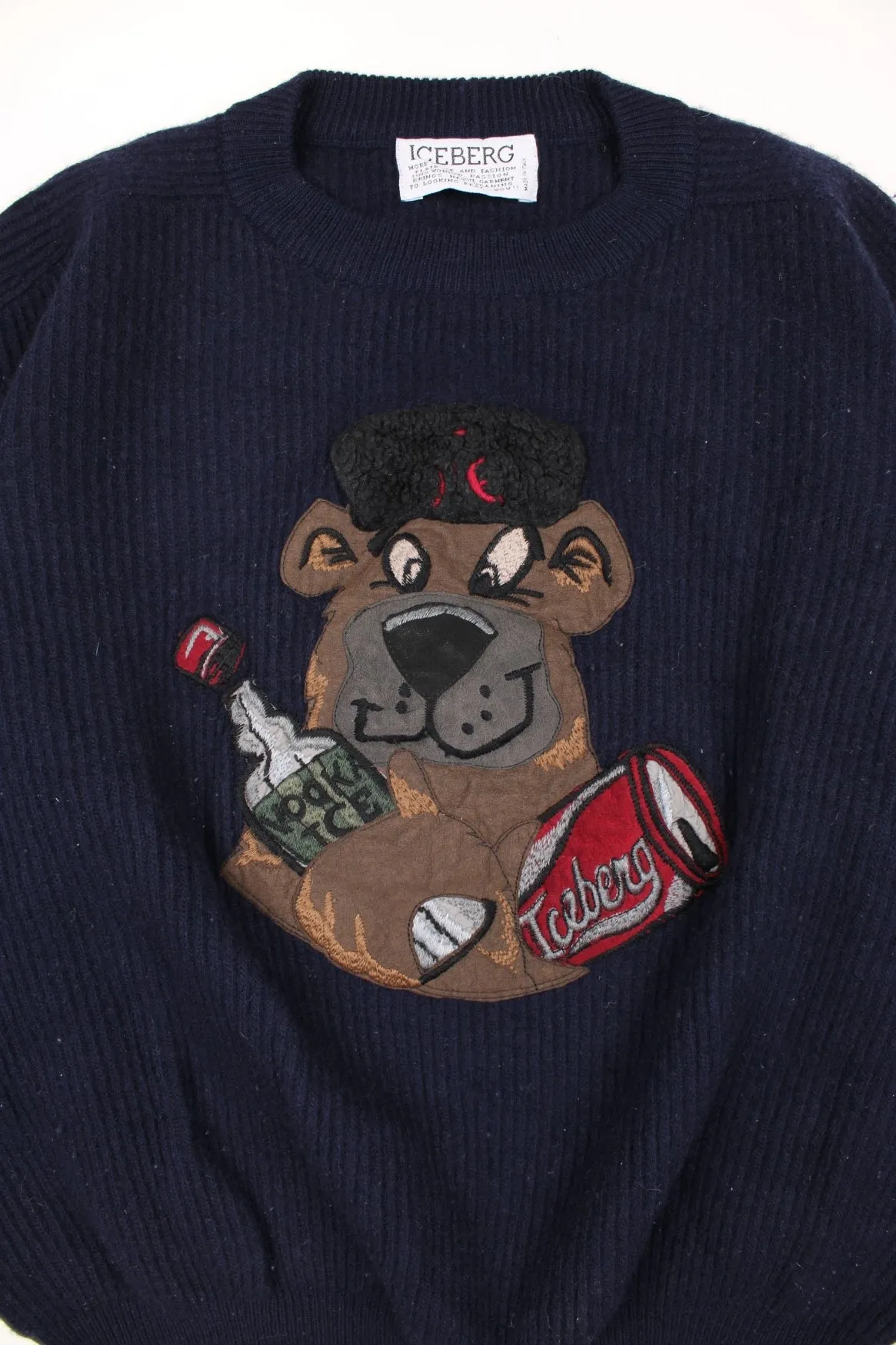 Iceberg Drunk Bear Sweater