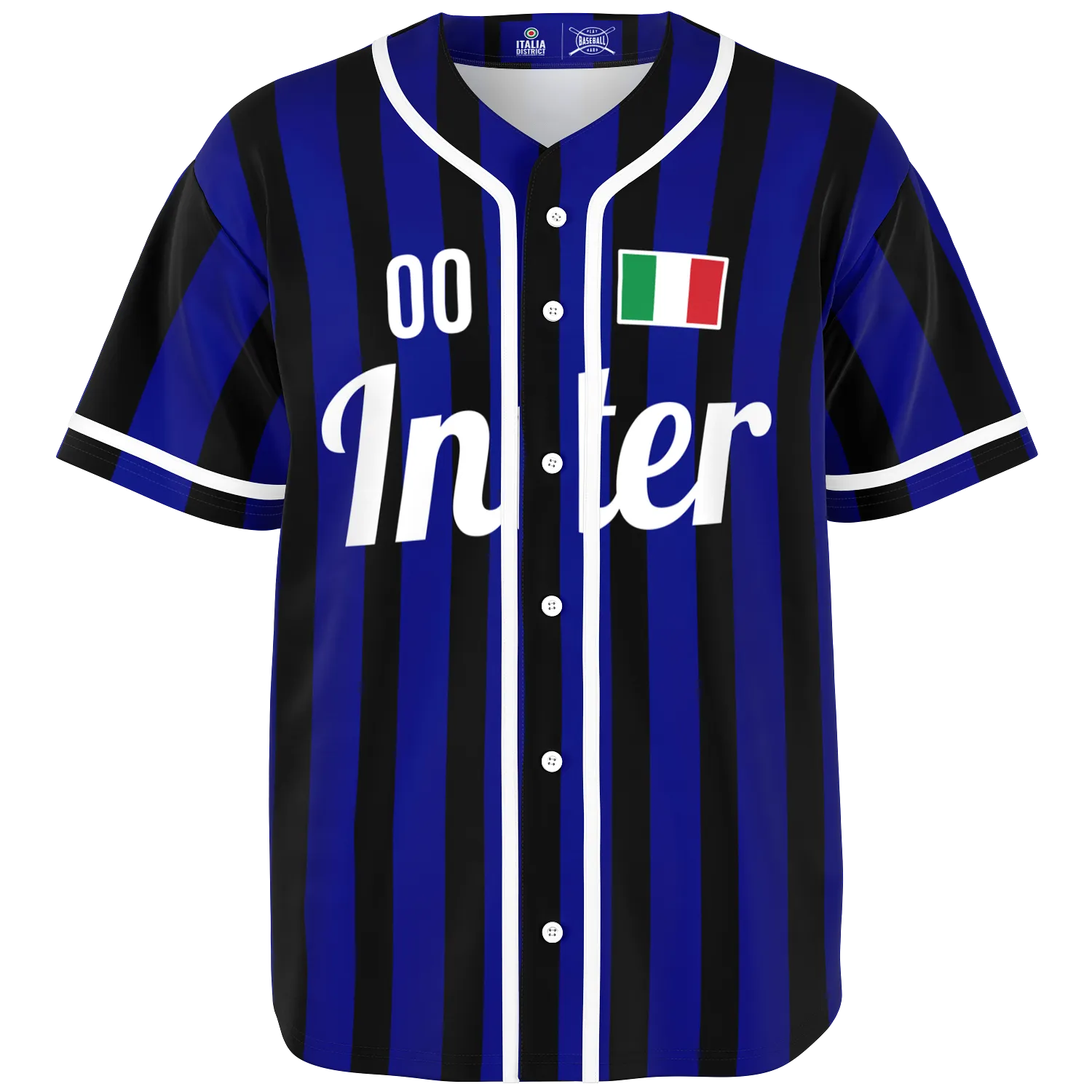 Inter Baseball Jersey - Custom Name + Number