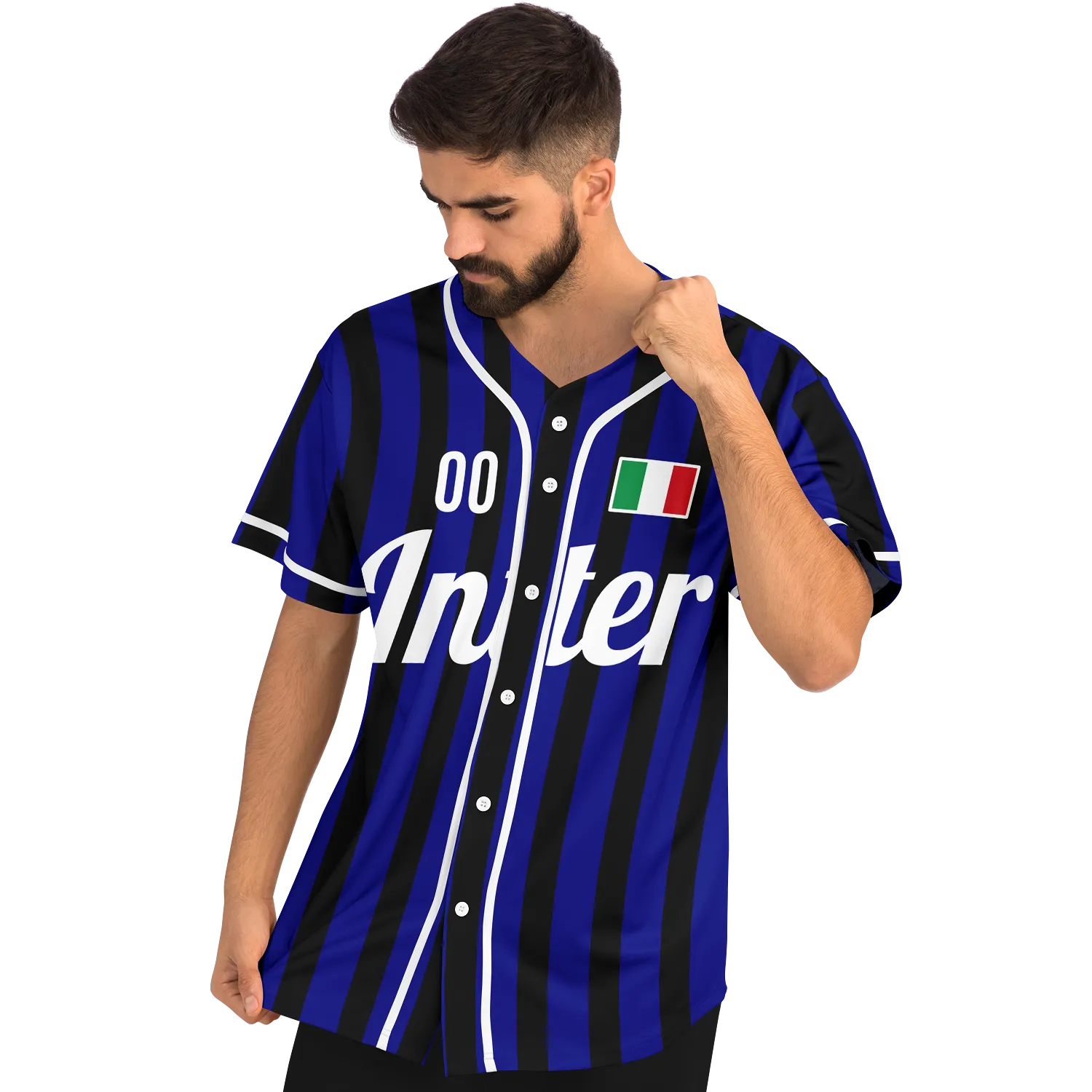 Inter Baseball Jersey - Custom Name + Number