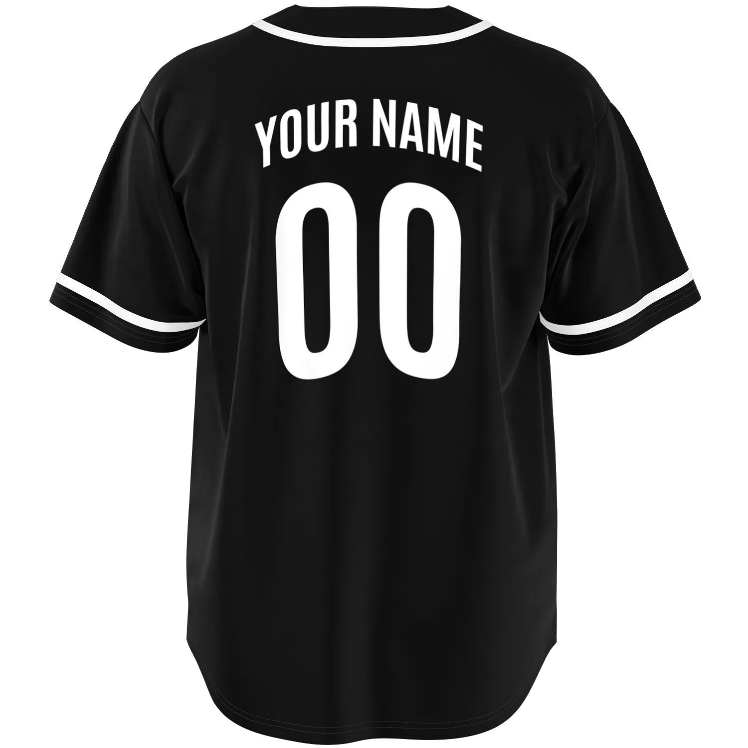 Italy Baseball Jersey - Black - Custom Name + Number