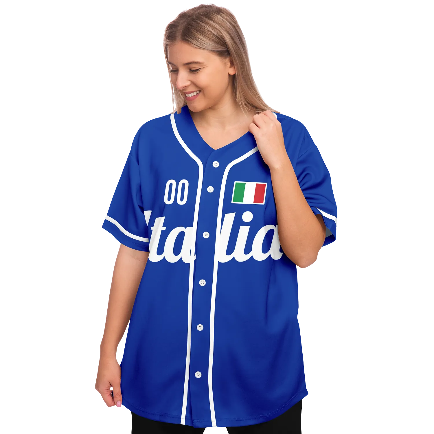 Italy Baseball Jersey - Custom Name + Number