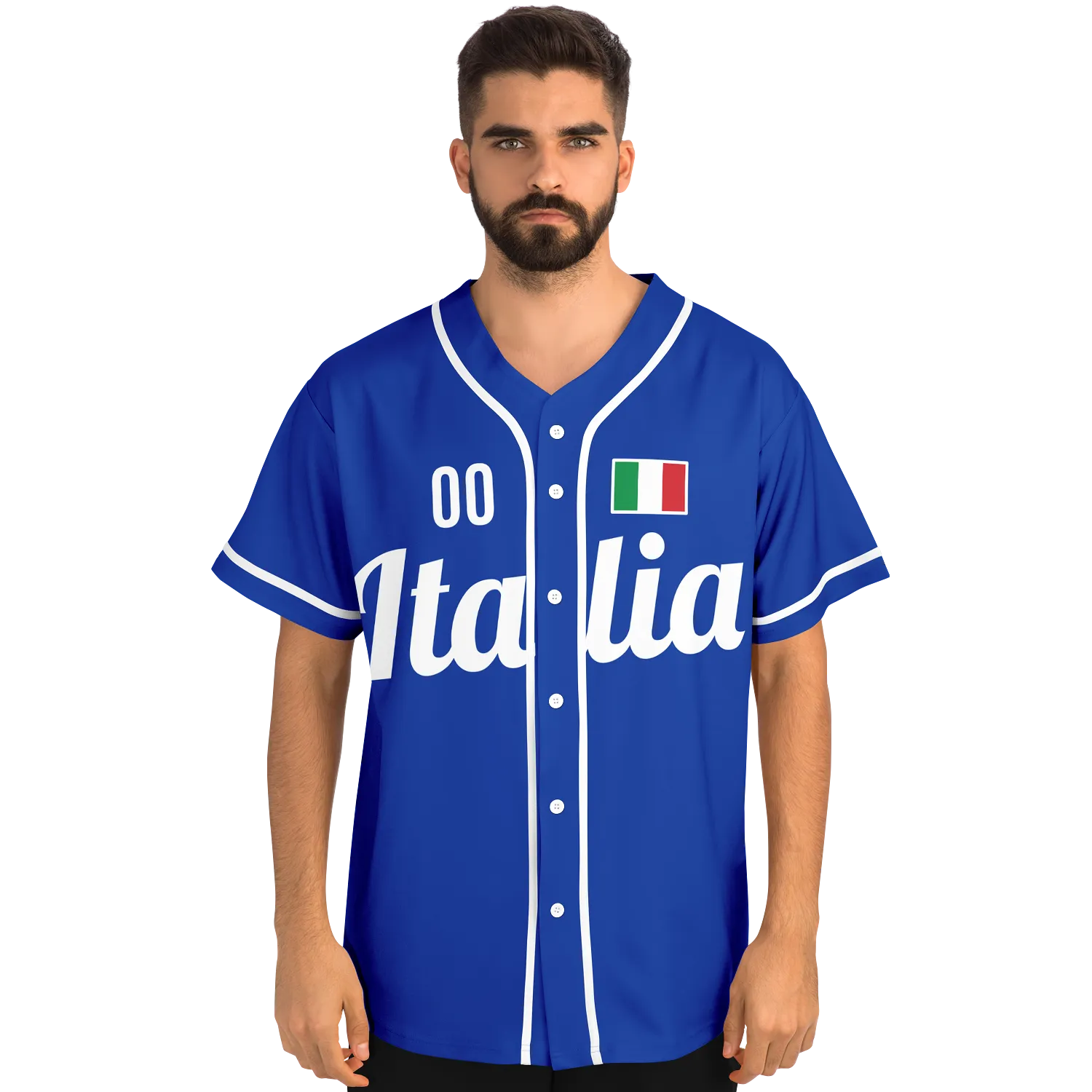 Italy Baseball Jersey - Custom Name + Number