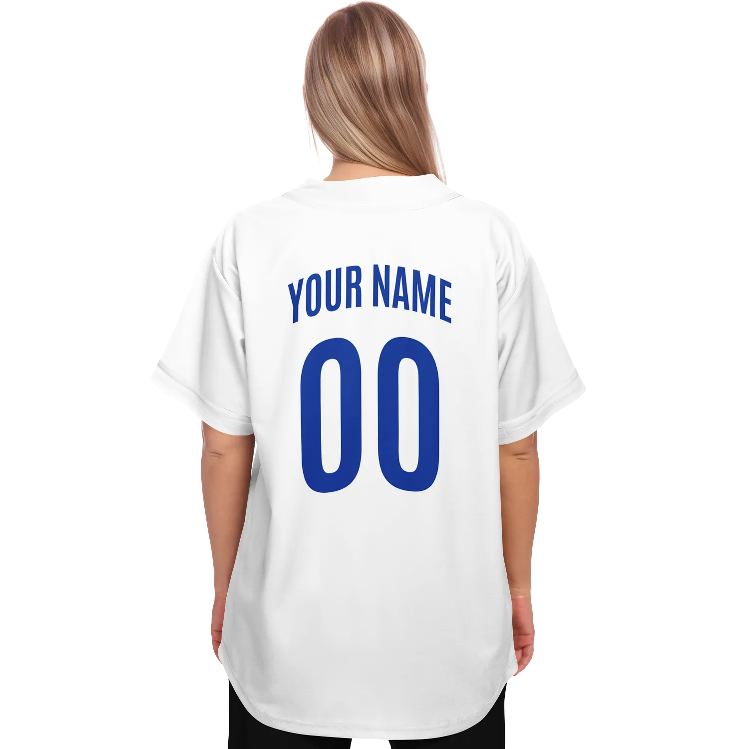 Italy Baseball Jersey - White - Custom Name + Number