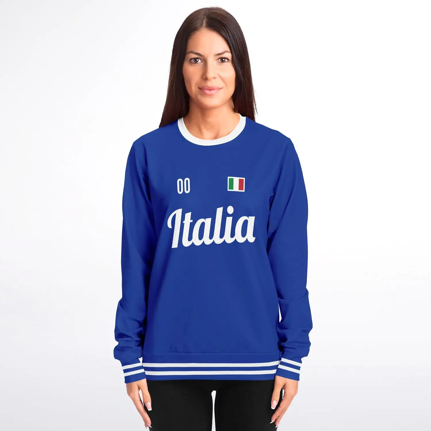 Italy Jersey Sweatshirt - Custom Name & Number