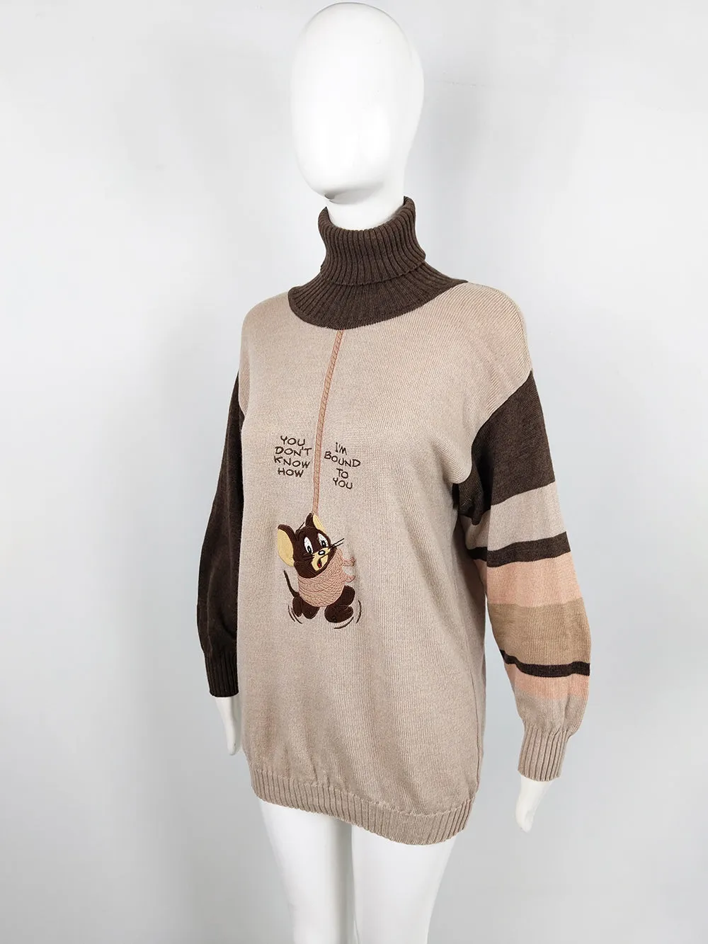 JC de Castelbajac x Tom & Jerry Vintage Virgin Wool Sweater, 1992