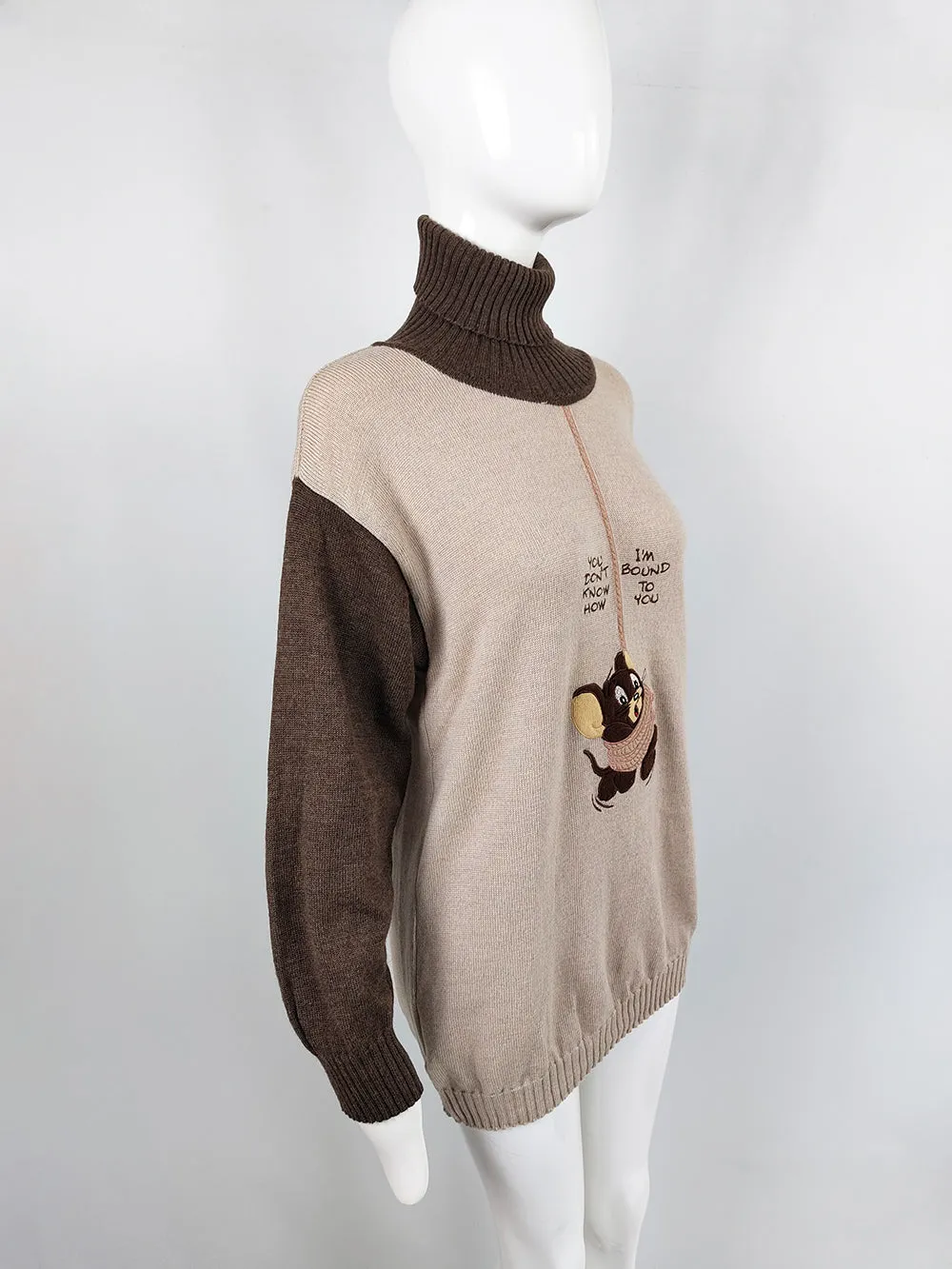 JC de Castelbajac x Tom & Jerry Vintage Virgin Wool Sweater, 1992