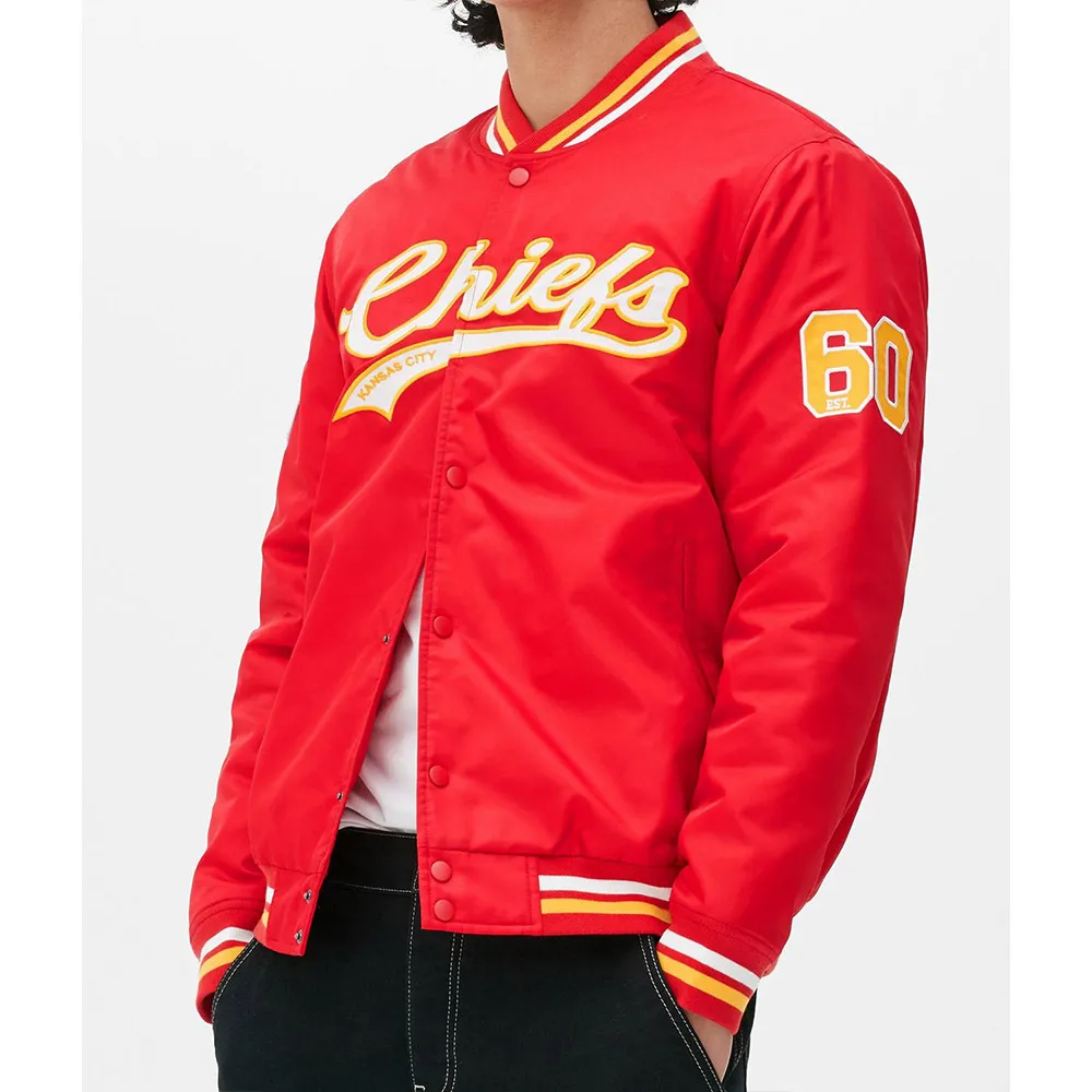 Kansas City Chiefs 60 Varsity Satin Jacket