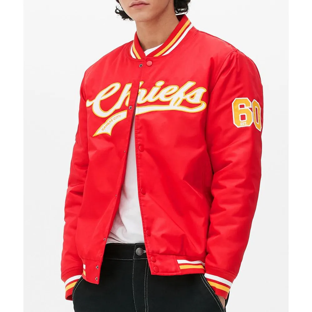 Kansas City Chiefs 60 Varsity Satin Jacket