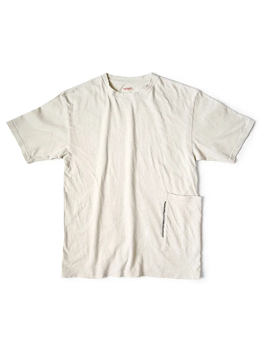 Kapital Gauze Jersey Biscuit Pocket T-Shirtb Tee