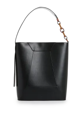 LA SINGULIERE & LE SINGULIER  Vegan leather tote bag - Black