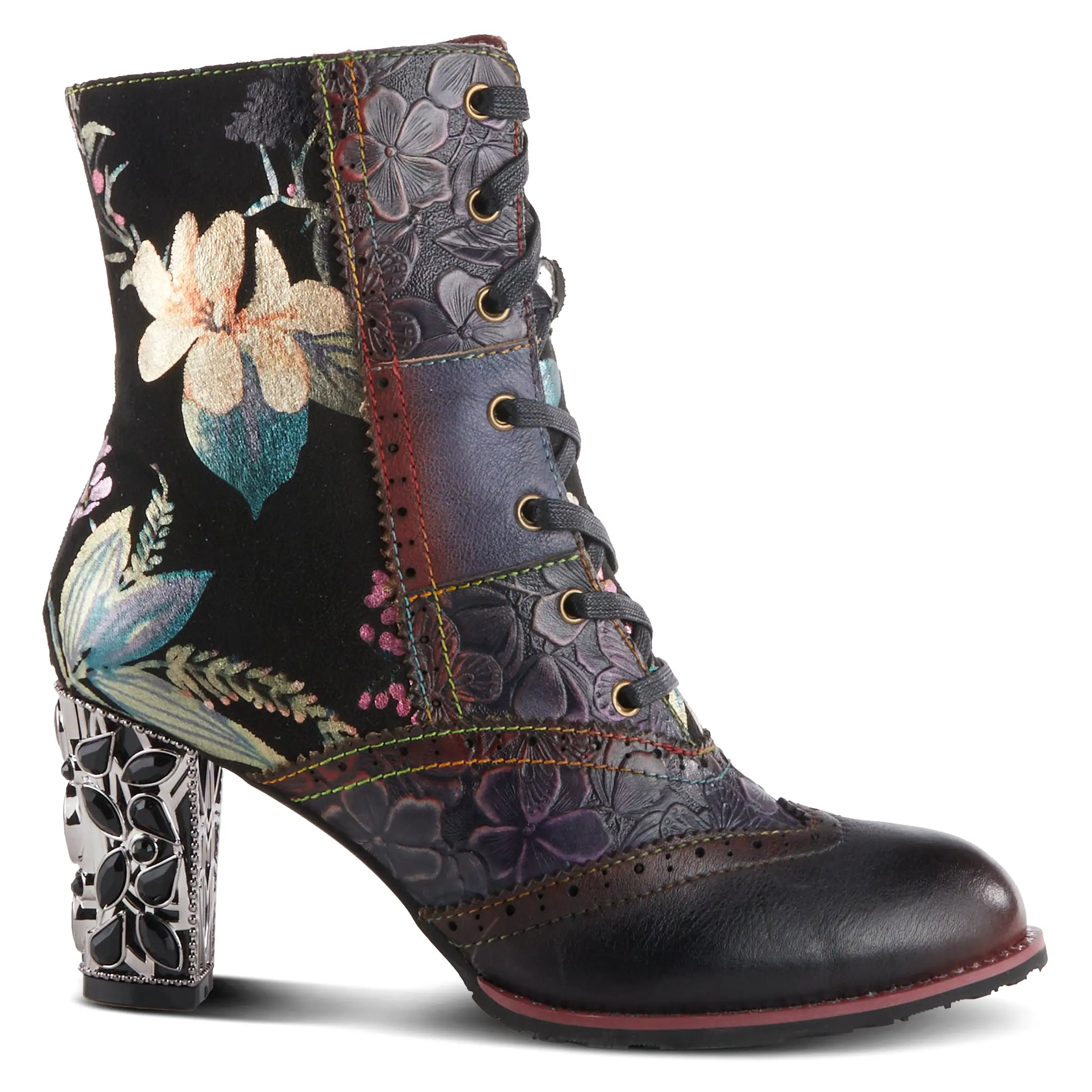 L'ARTISTE CHERRYLA WESTERN MID CALF BOOTIE