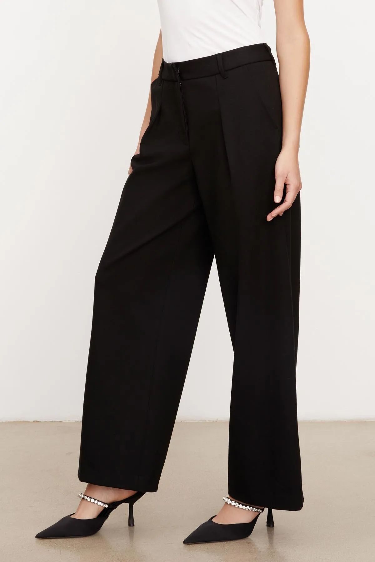 LEONA WIDE LEG PONTI PANT