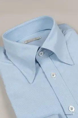 Light Blue Oxford Cotton Shirt MGC1003