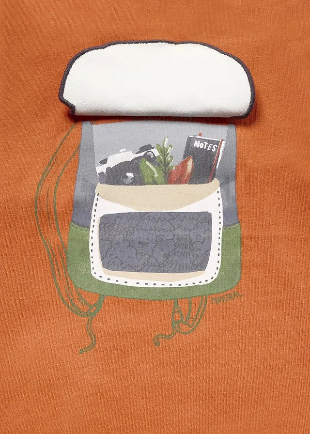 L/s shirt for baby boy - Carrot