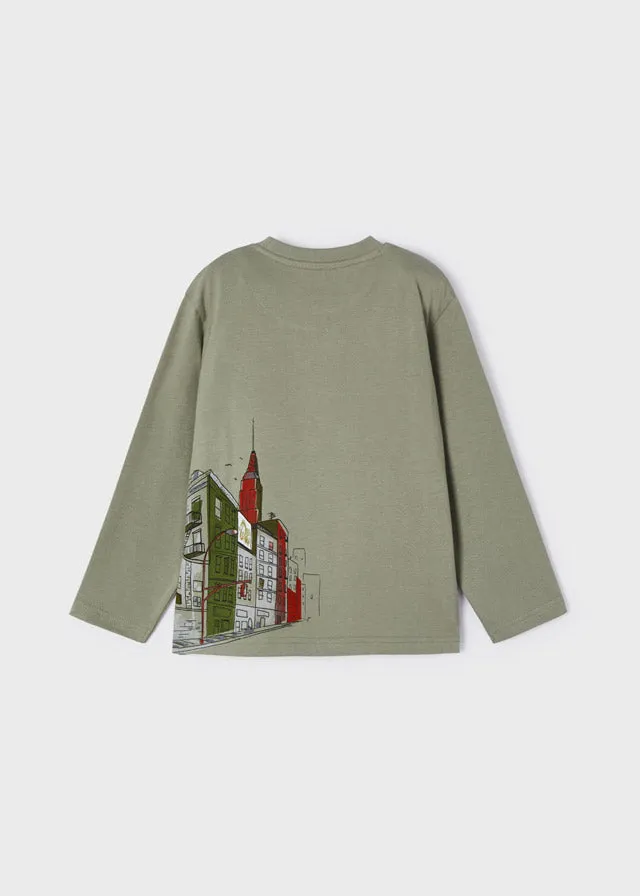 L/s shirt for boy - Thyme