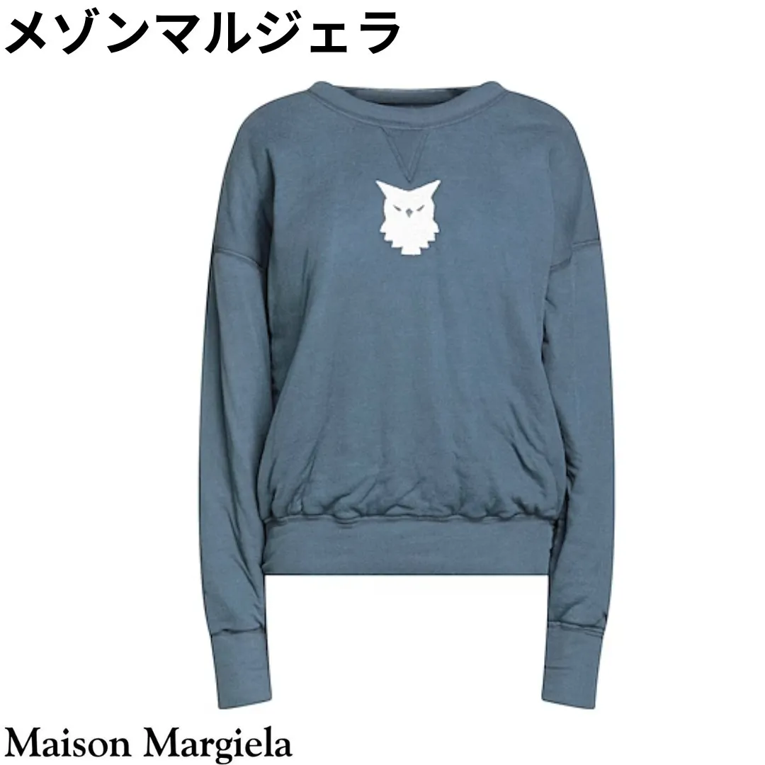 Maison Margiela  |Silk Long Sleeves Cotton Hoodies & Sweatshirts