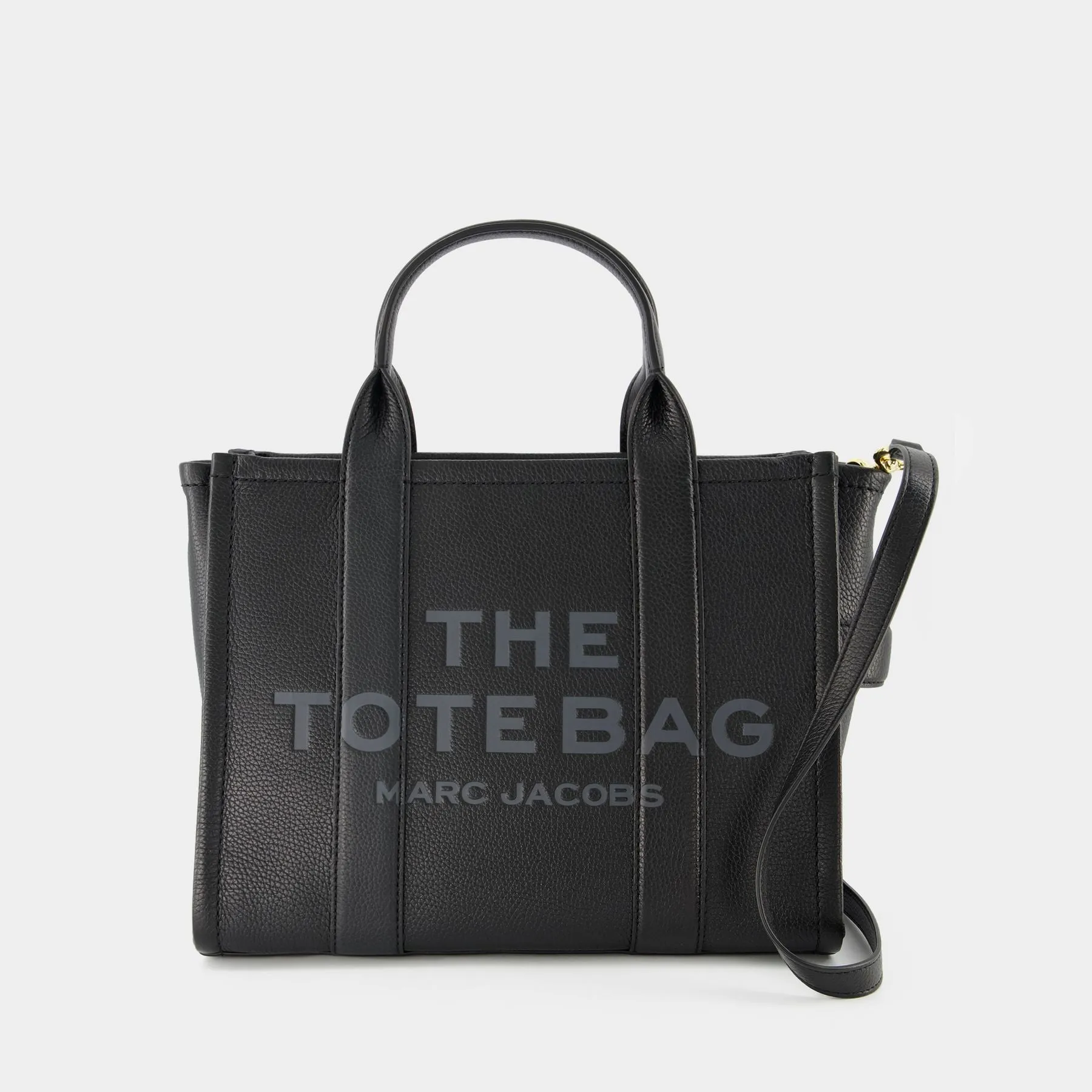 Marc Jacobs  The Medium Tote Bag - Marc Jacobs -  Black - Leather