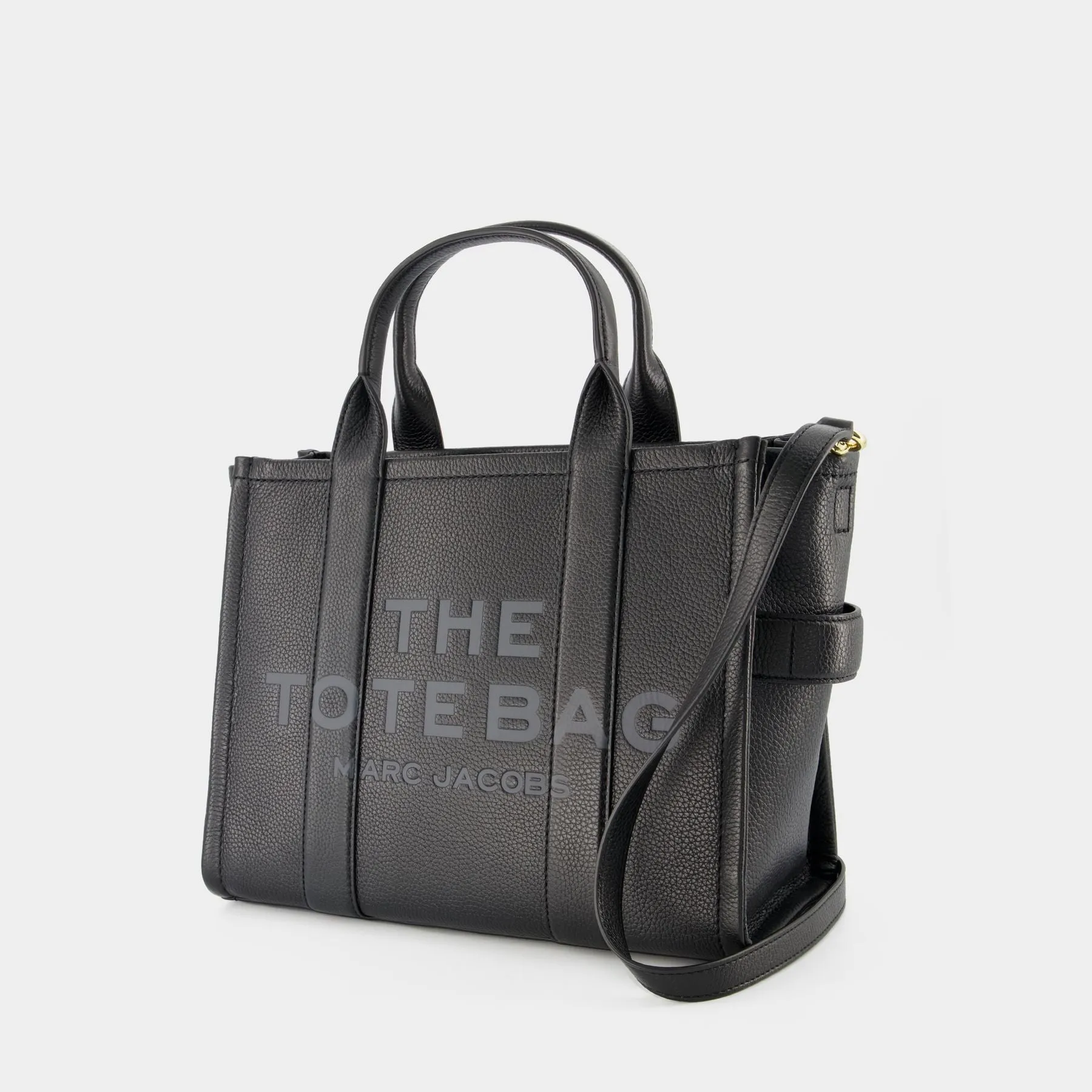 Marc Jacobs  The Medium Tote Bag - Marc Jacobs -  Black - Leather