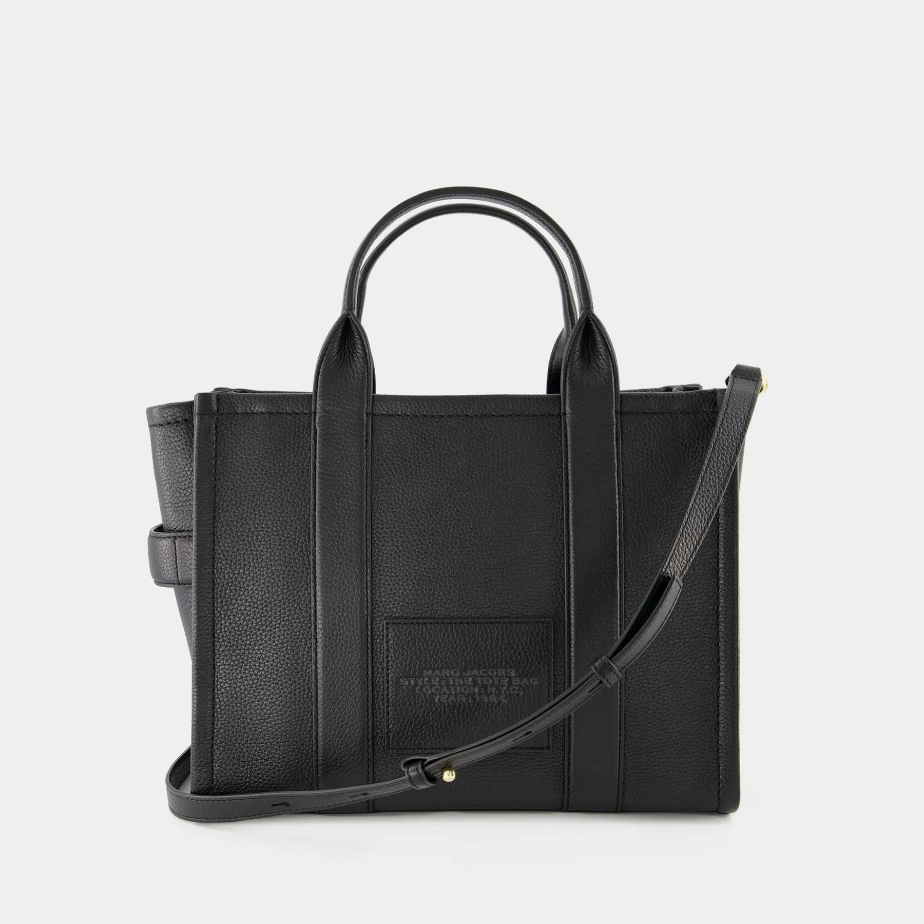 Marc Jacobs  The Medium Tote Bag - Marc Jacobs -  Black - Leather