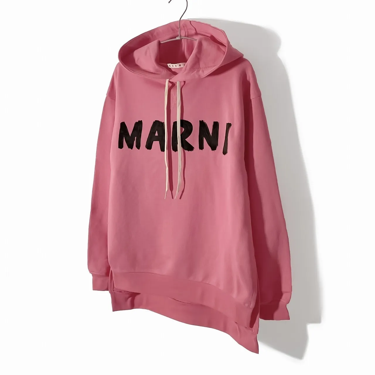 MARNI  |Long Sleeves Cotton Logo Hoodies & Sweatshirts