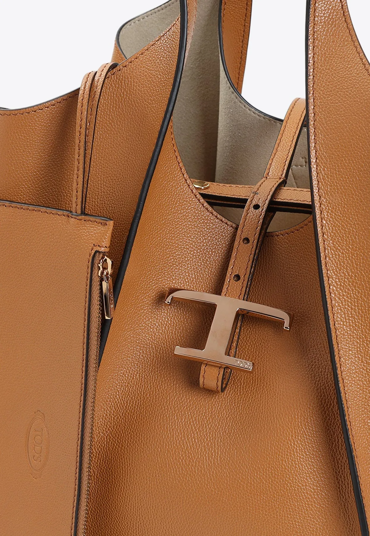 Medium T Timeless Leather Tote Bag