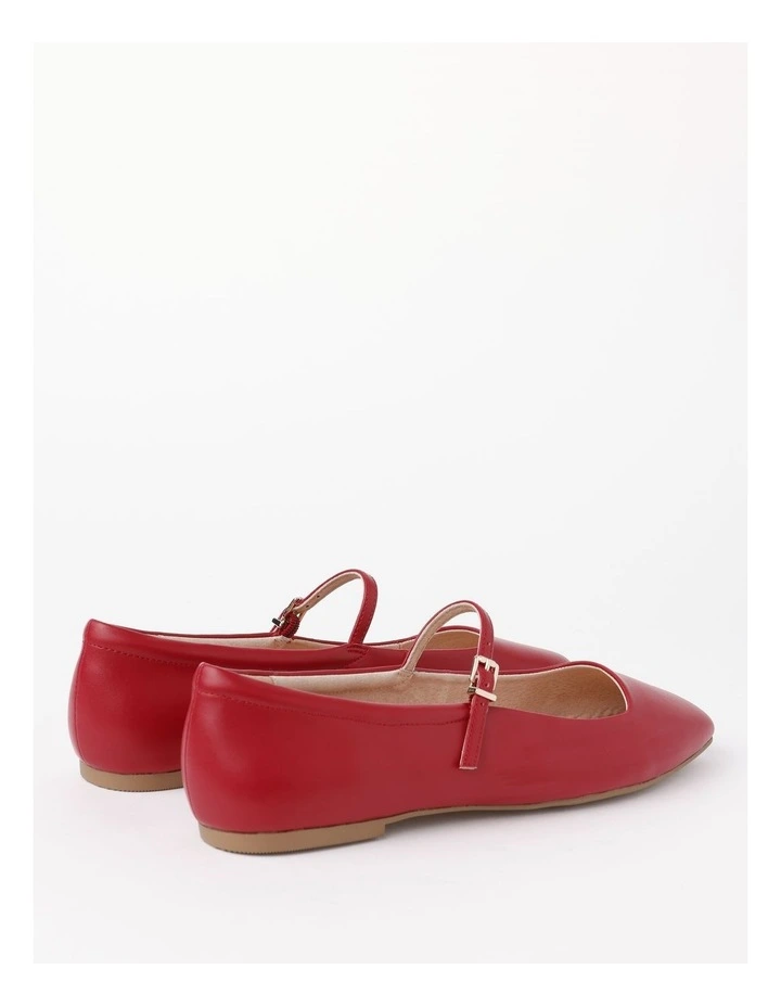 Melinda Ballet Flat in Red