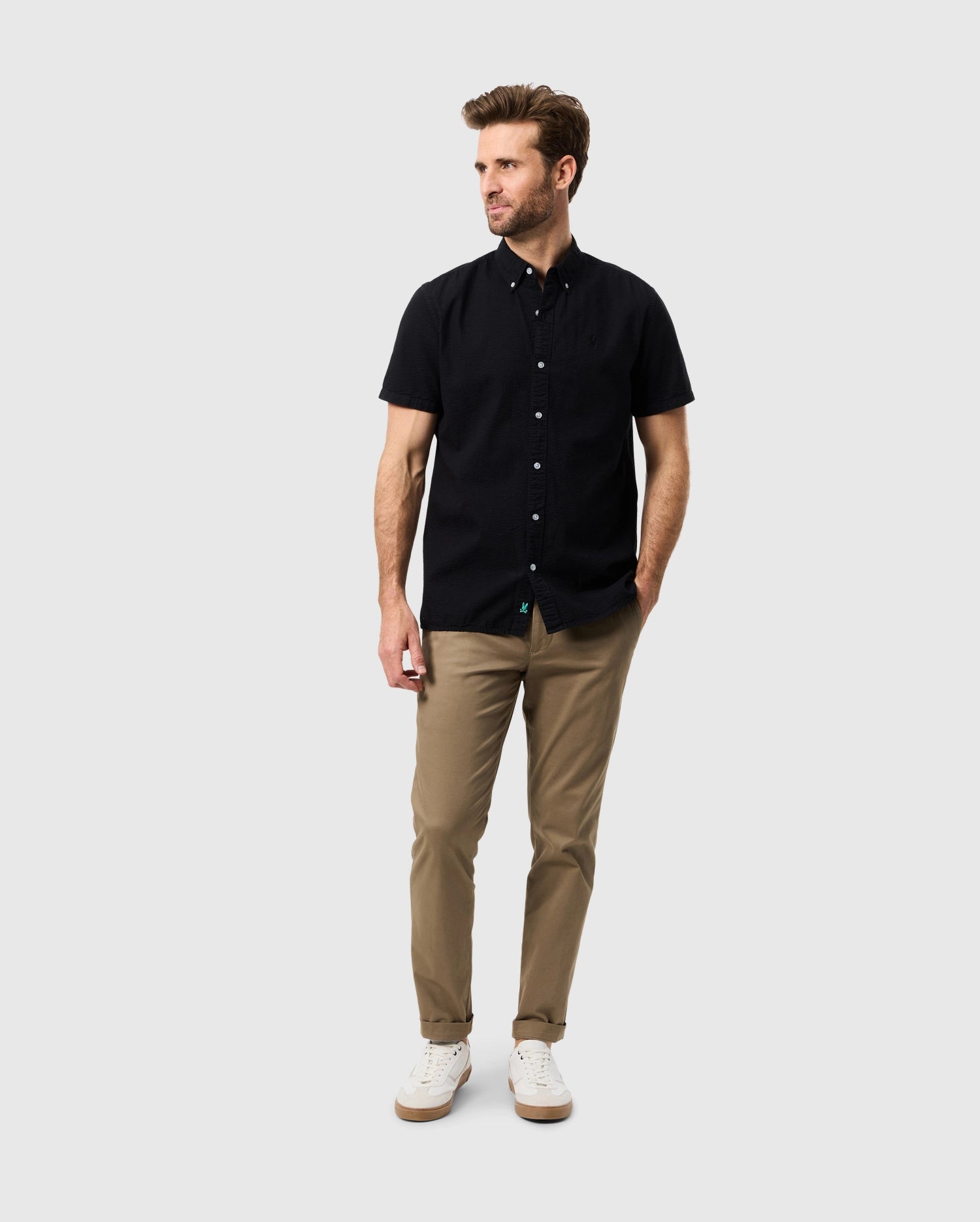 MENS ALTON SEERSUCKER SHIRT - B6Q147C200