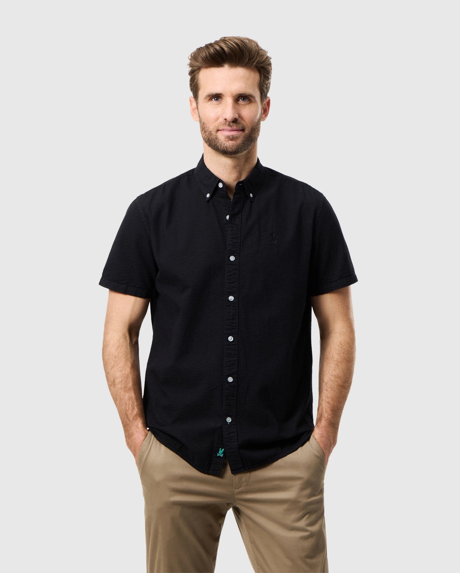 MENS ALTON SEERSUCKER SHIRT - B6Q147C200