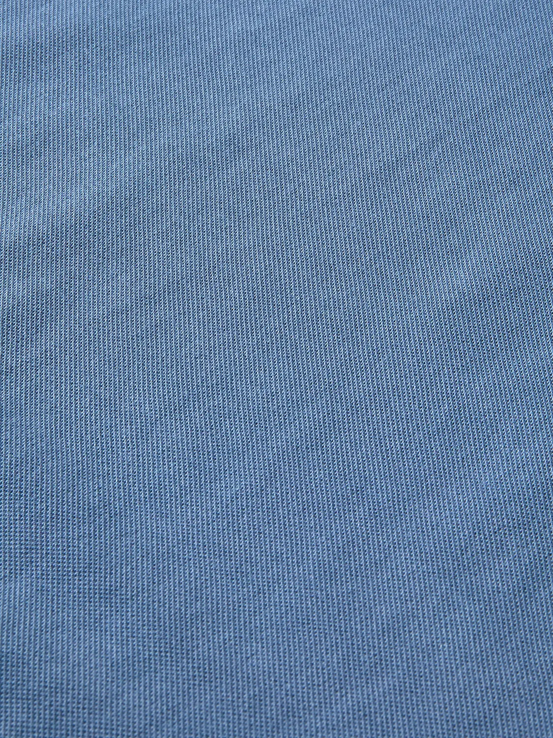 Mens Garment Dyed Organic Cotton Pique - Cosmos Blue