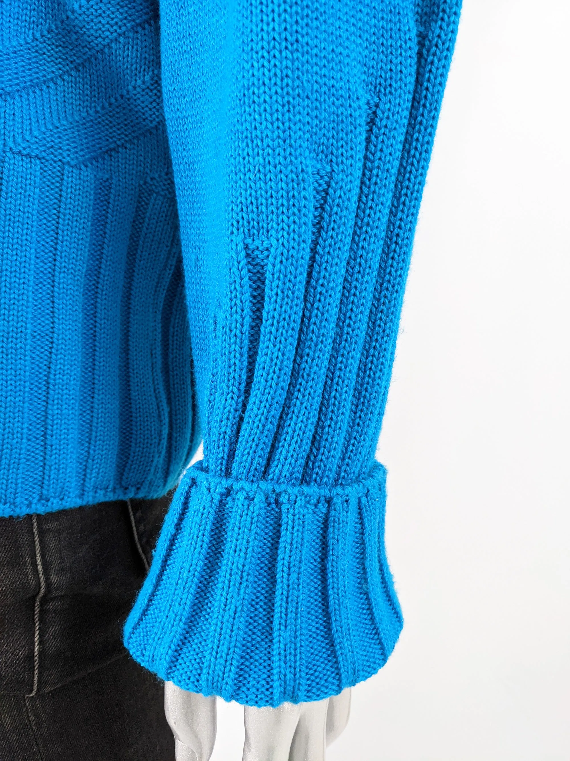 Mens Vintage Alternating Ribbed Sweater, 1990s