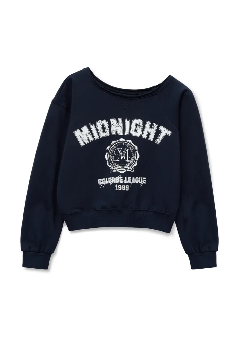 MIDNIGHT MOVE  |Long Sleeves Hoodies & Sweatshirts