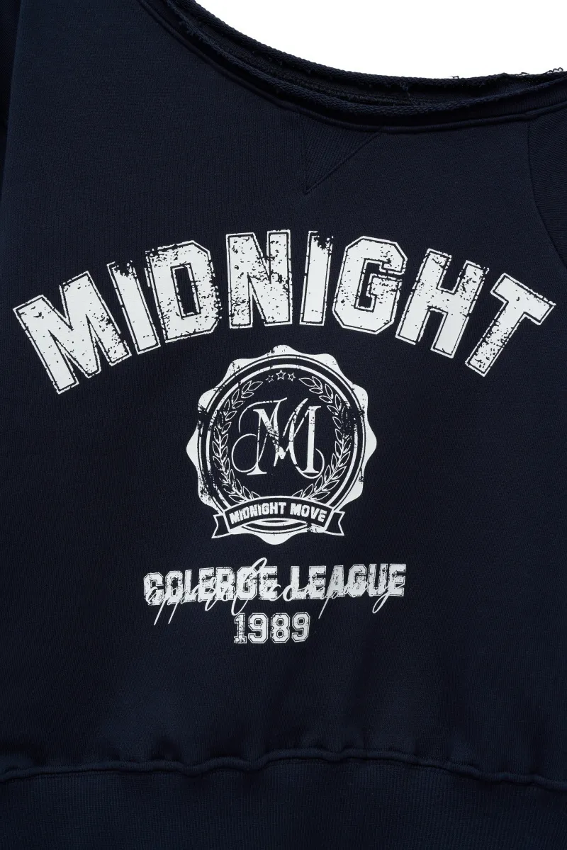 MIDNIGHT MOVE  |Long Sleeves Hoodies & Sweatshirts