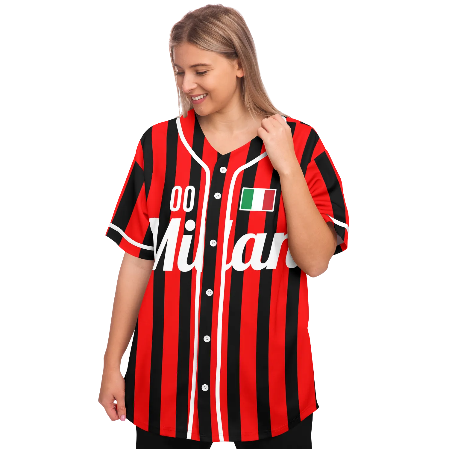 Milan Baseball Jersey - Custom Name + Number