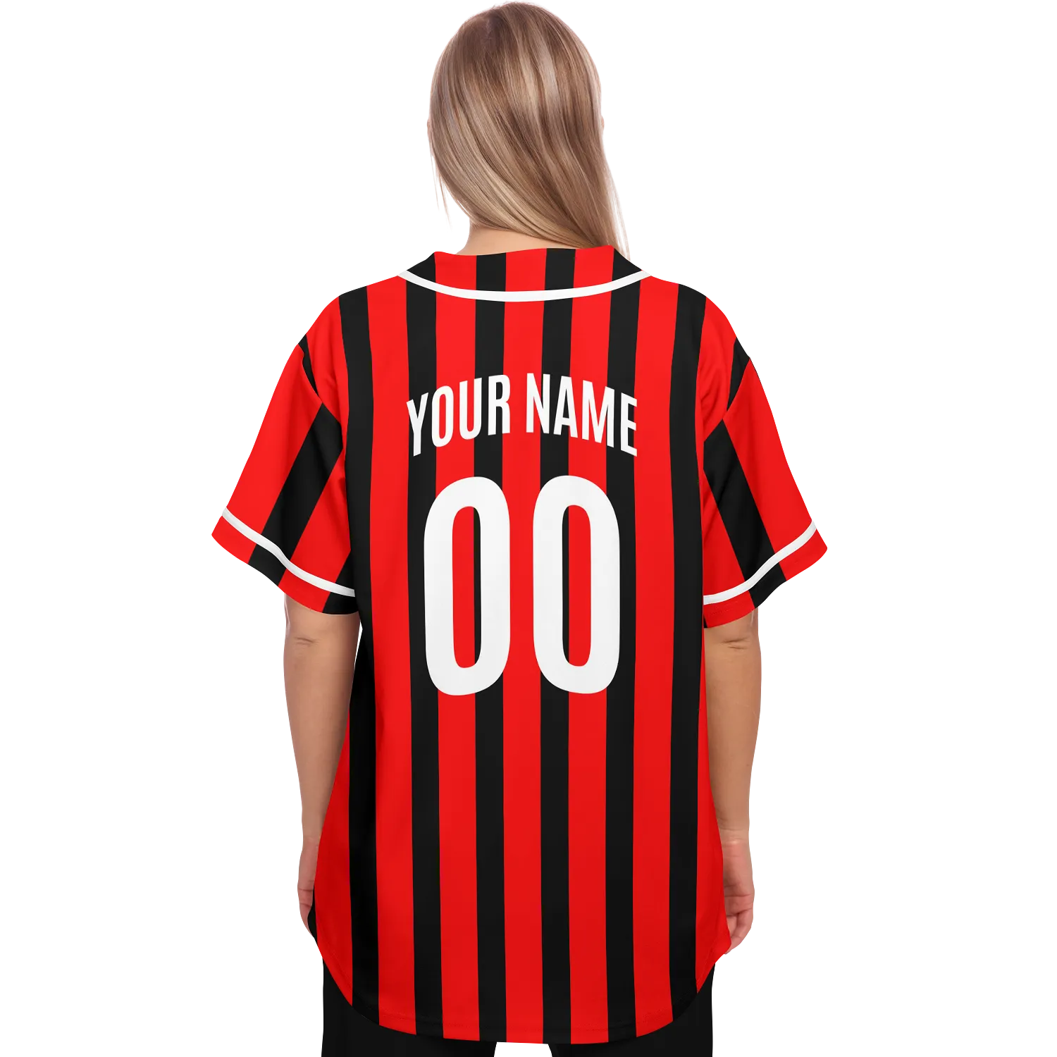 Milan Baseball Jersey - Custom Name + Number