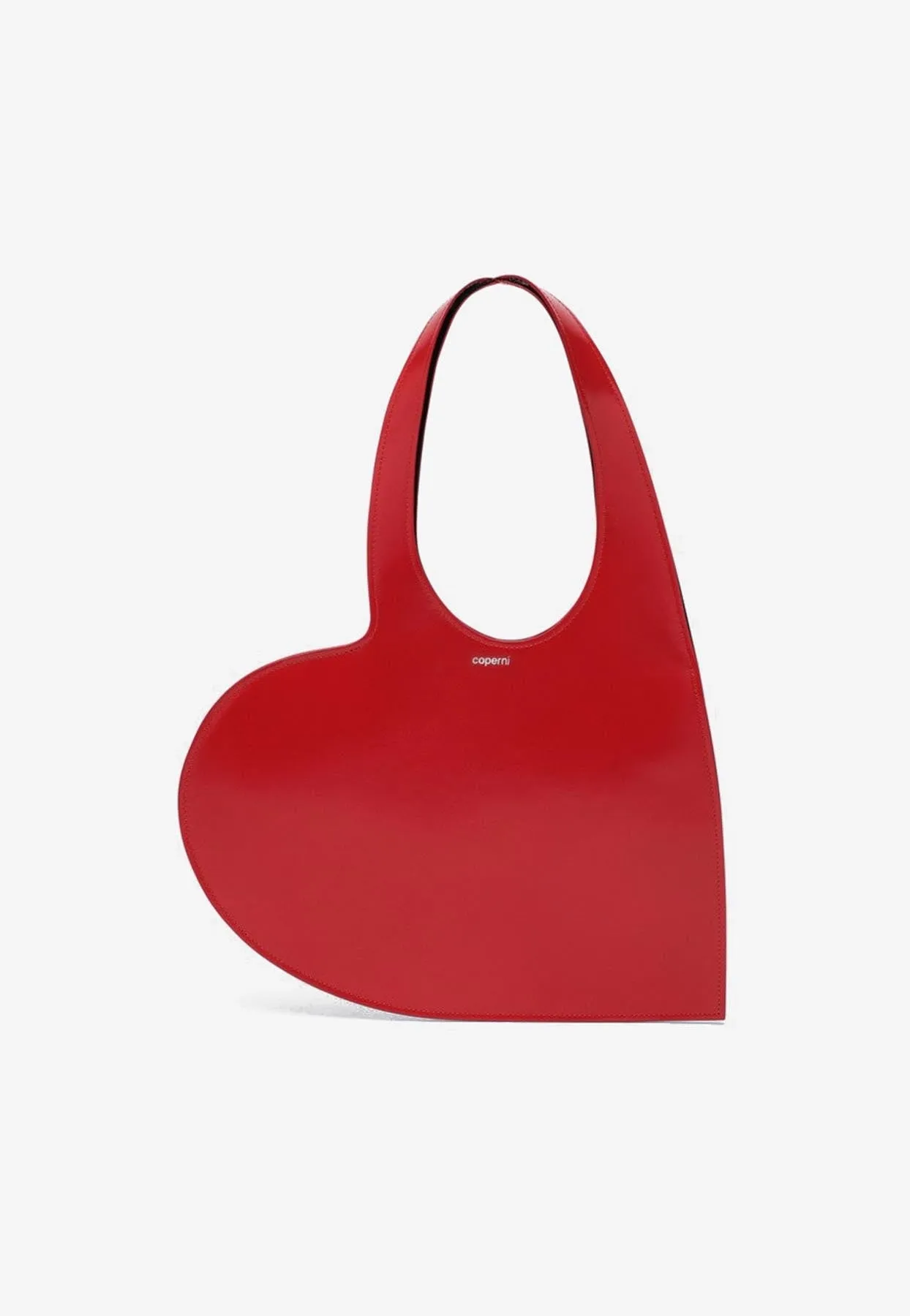 Mini Heart Leather Tote Bag