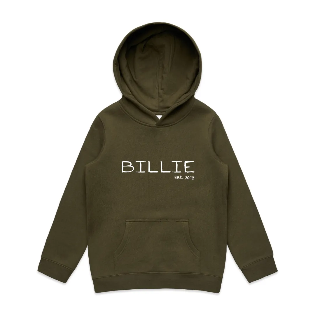 MLW By Design - Personalised Handwriting Fleece Hoodie | Various Colours