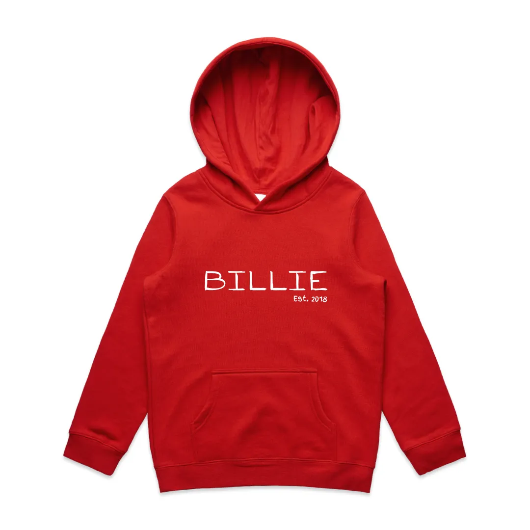 MLW By Design - Personalised Handwriting Fleece Hoodie | Various Colours