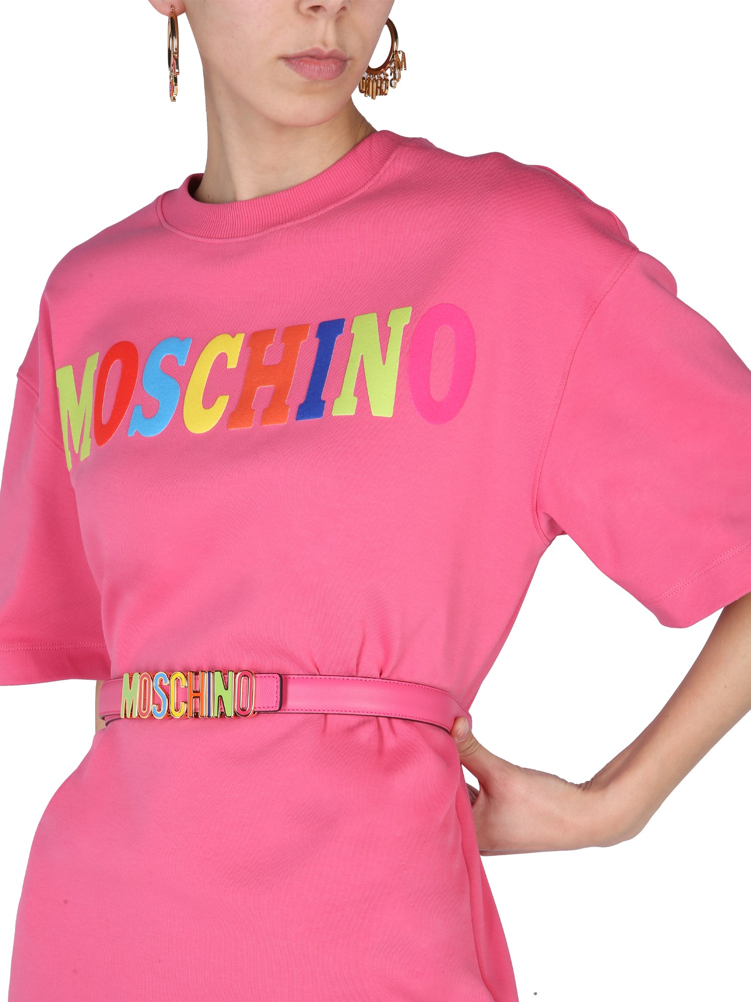 MOSCHINO    COTTON JERSEY DRESS